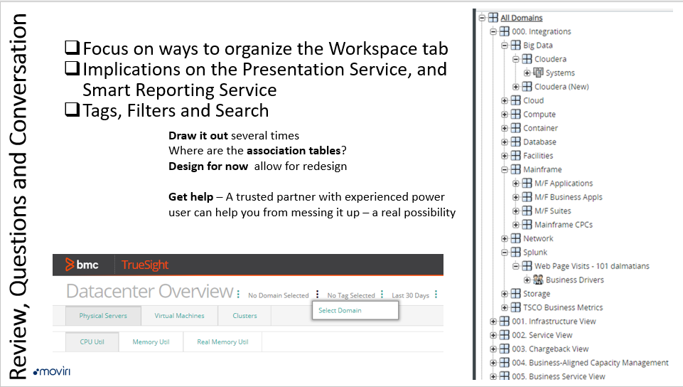 Screen shot of summary slide